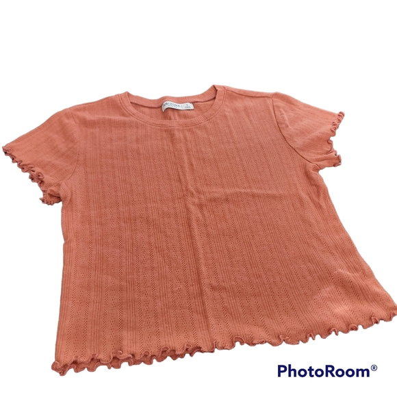 Small Ruffled Crop Top - Picture 3 of 4